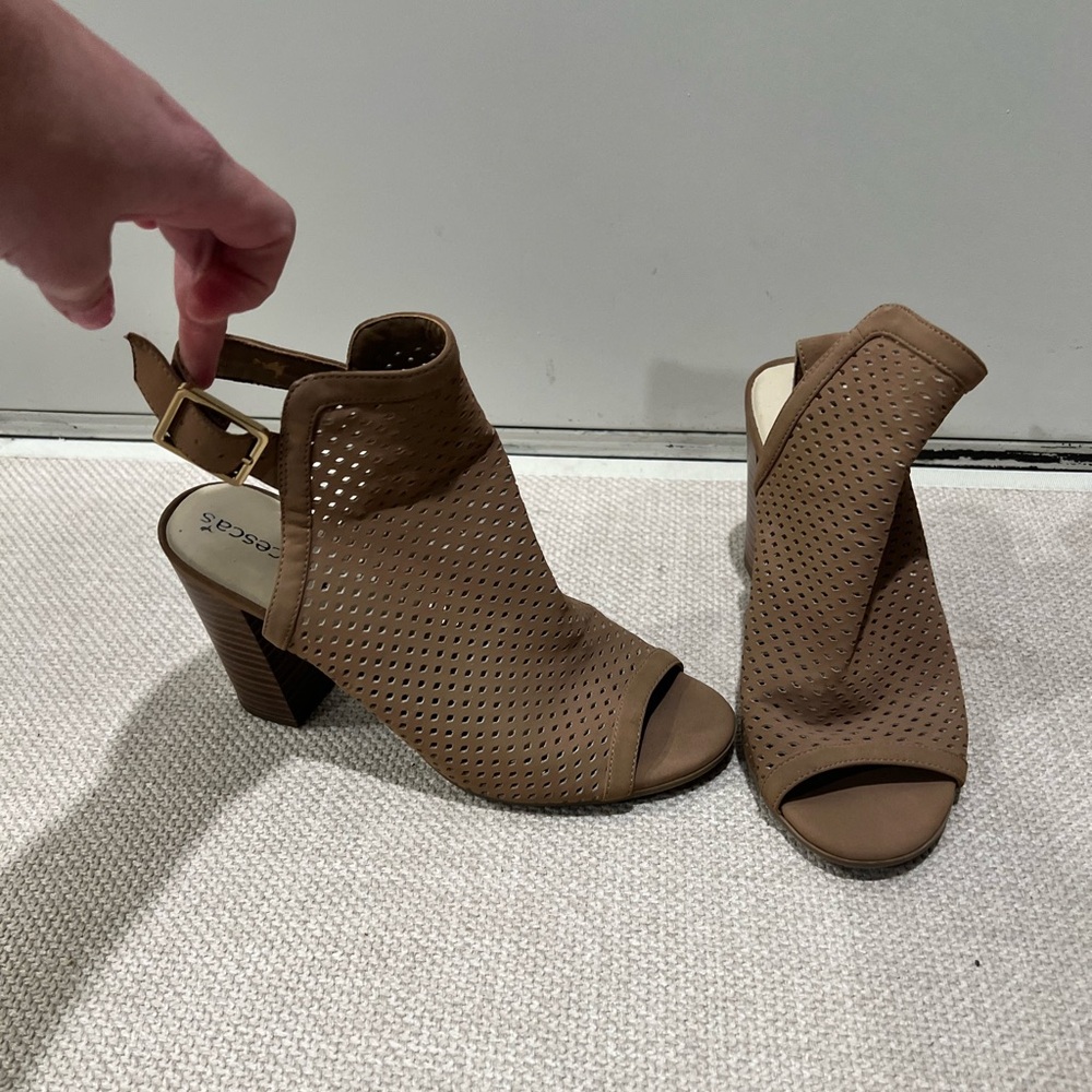 Francesca’s nude wedges. 7.5. So comfy!